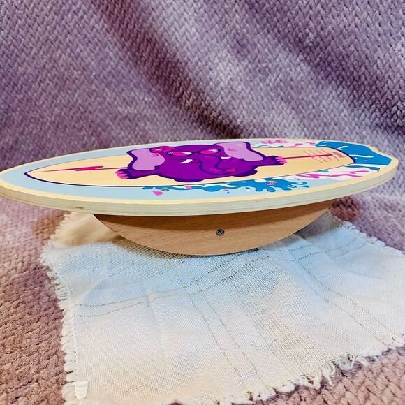 WALIKI Wood Balance Surf Board | Ages 3-8 | Toddlers and Kids | - Picture 3 of 6